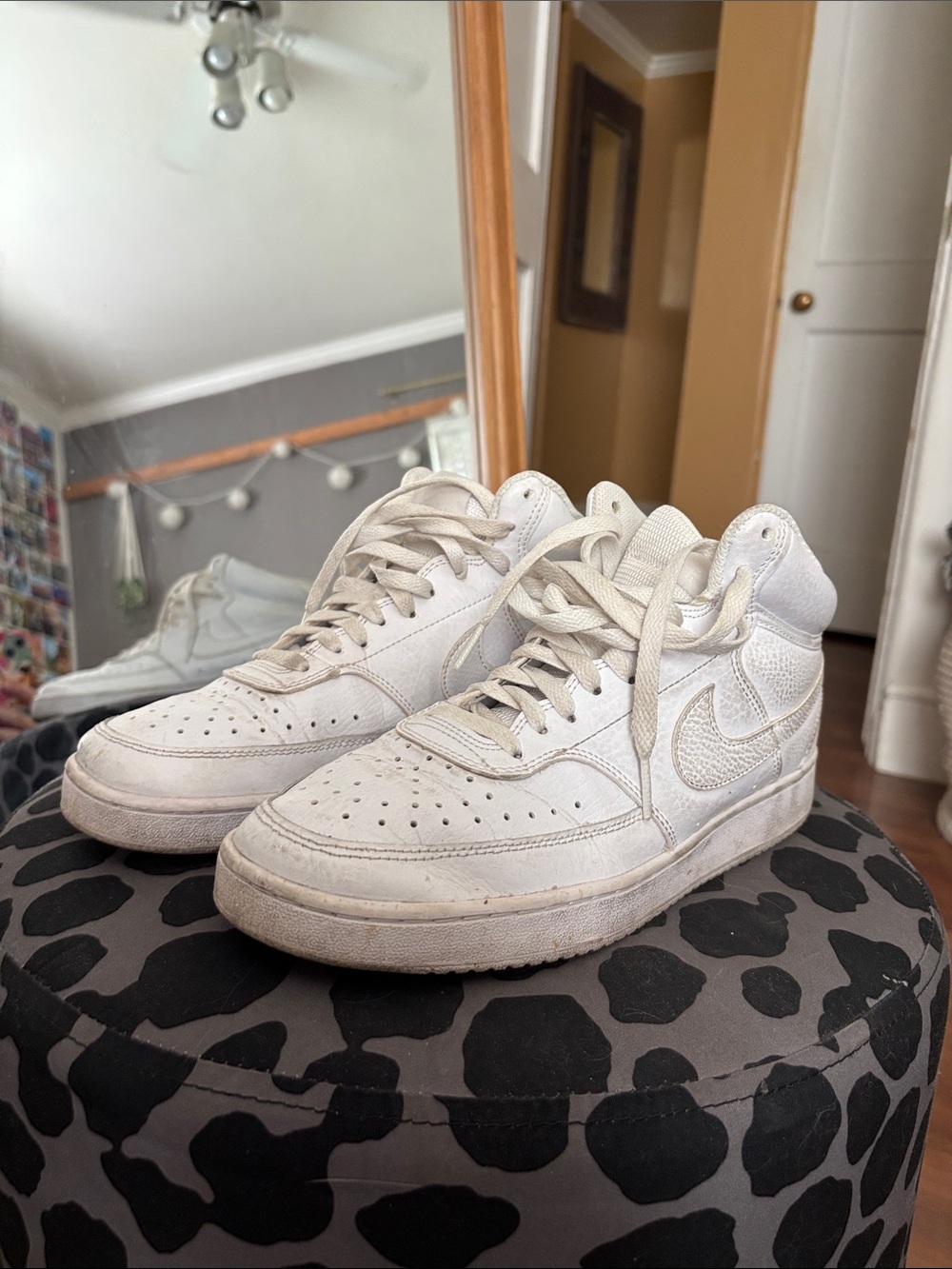 Nike White High-Top Sneakers